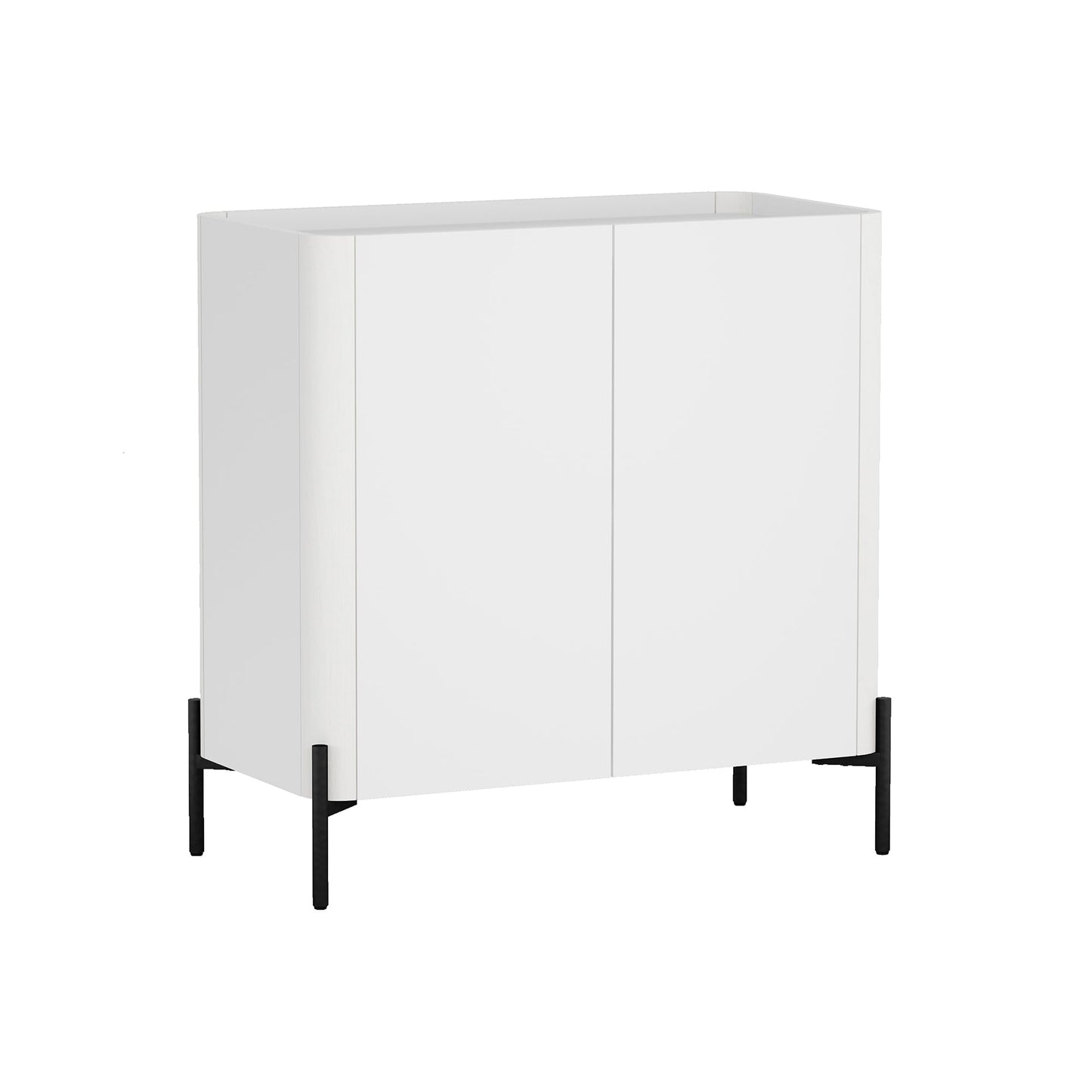 Manhattan Comfort 2-Piece Abbey Accent Cabinet and Sideboard