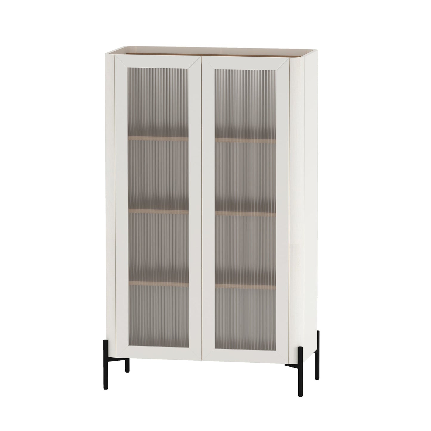 Manhattan Comfort 2-Piece Abbey Bookcase and Sideboard
