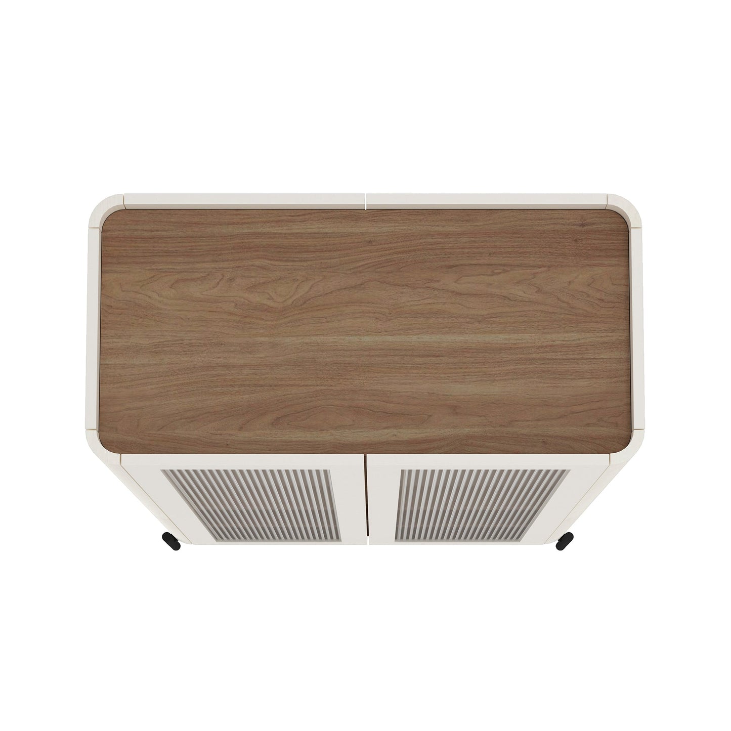 Manhattan Comfort 2-Piece Abbey Bookcase and Sideboard