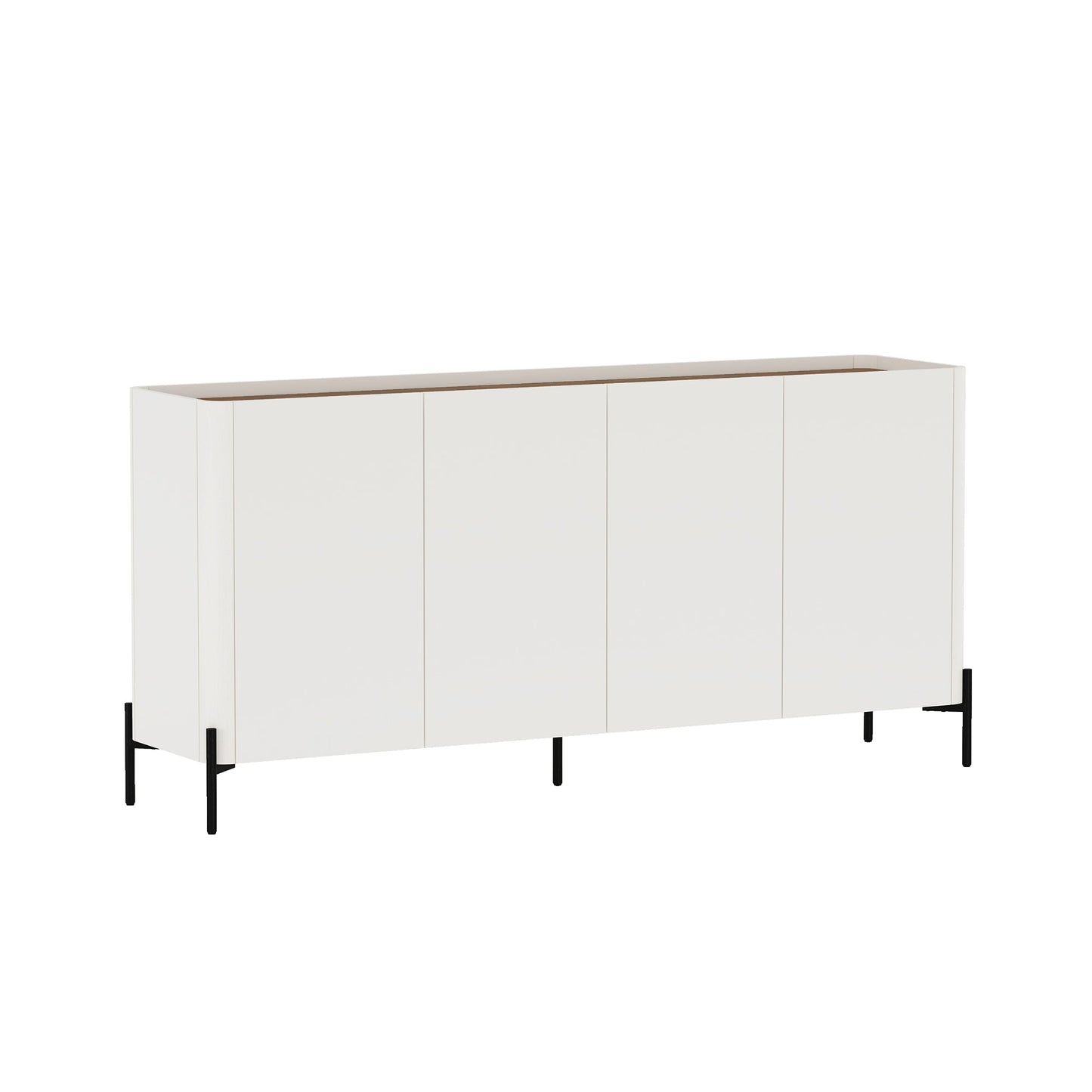 Manhattan Comfort 2-Piece Abbey Bookcase and Sideboard