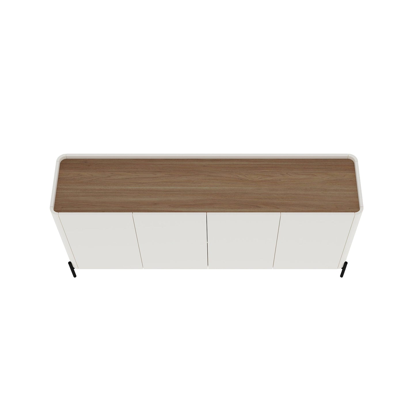 Manhattan Comfort 2-Piece Abbey Bookcase and Sideboard