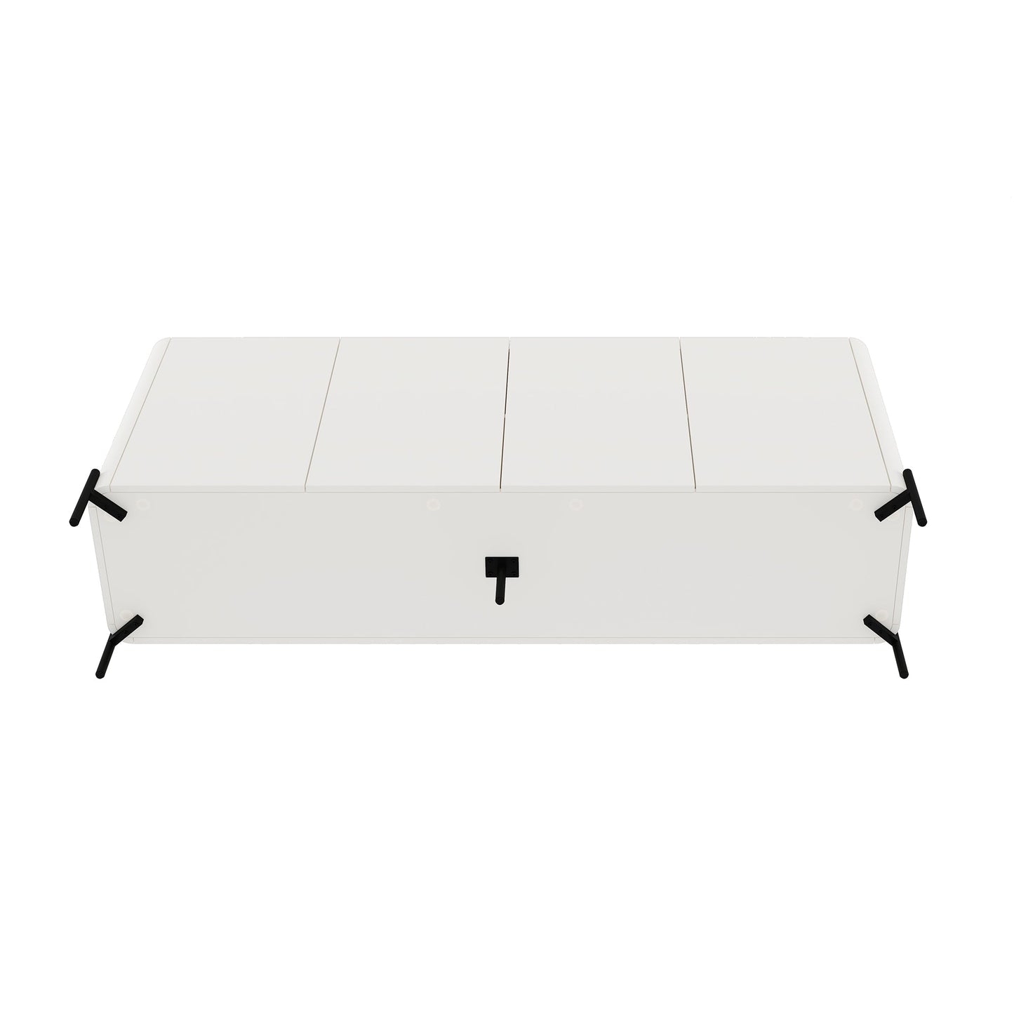 Manhattan Comfort 2-Piece Abbey Bookcase and Sideboard