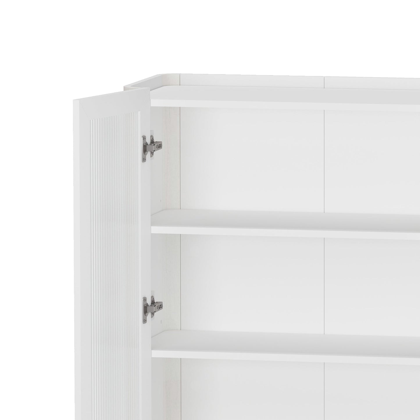 Manhattan Comfort 2-Piece Abbey Bookcase and Sideboard