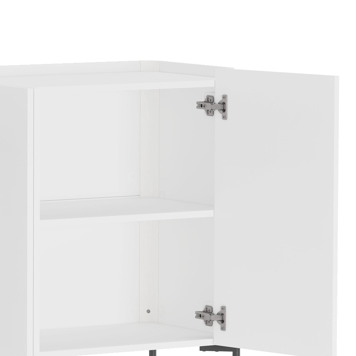 Manhattan Comfort 2-Piece Abbey Bookcase and Sideboard