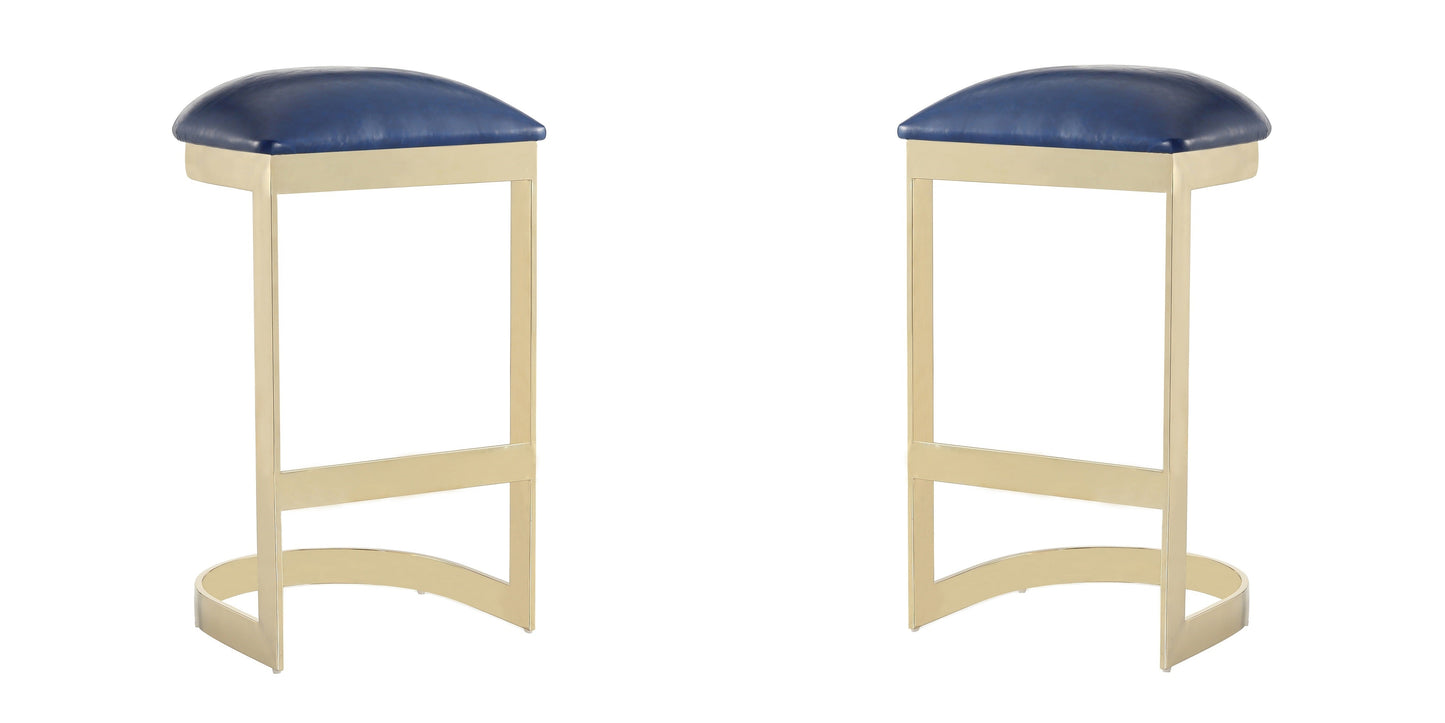 Manhattan Comfort Aura Bar Stool - Set of 2