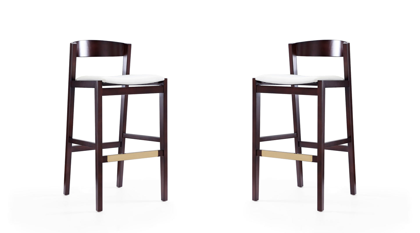 Manhattan Comfort Klismos Bar Stool - Set of 2