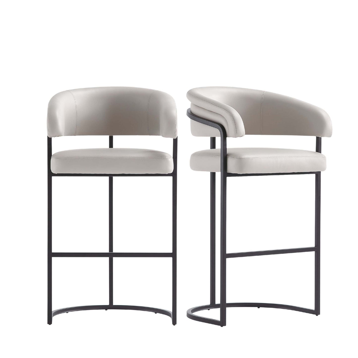 Manhattan Comfort Augusta Barstool - Set of 2