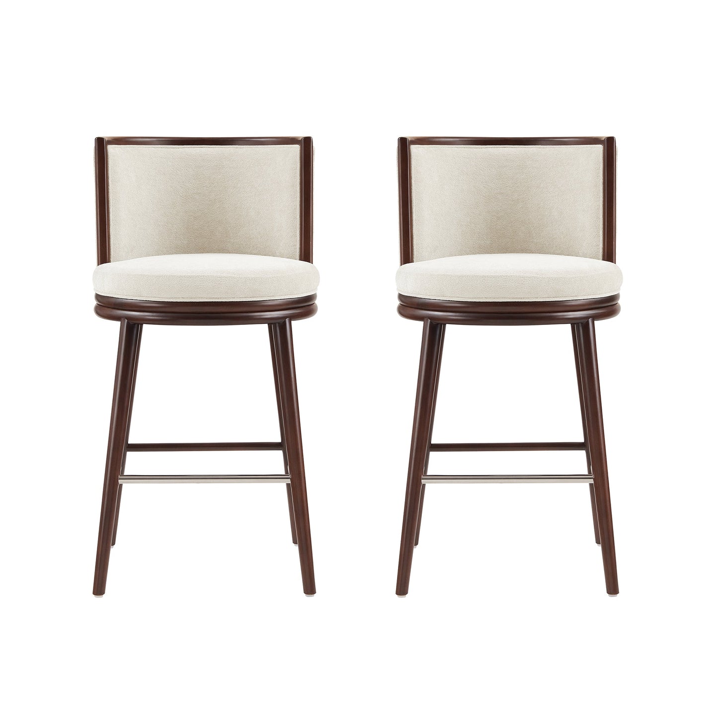 Manhattan Comfort Evalyn Barstool - Set of 2