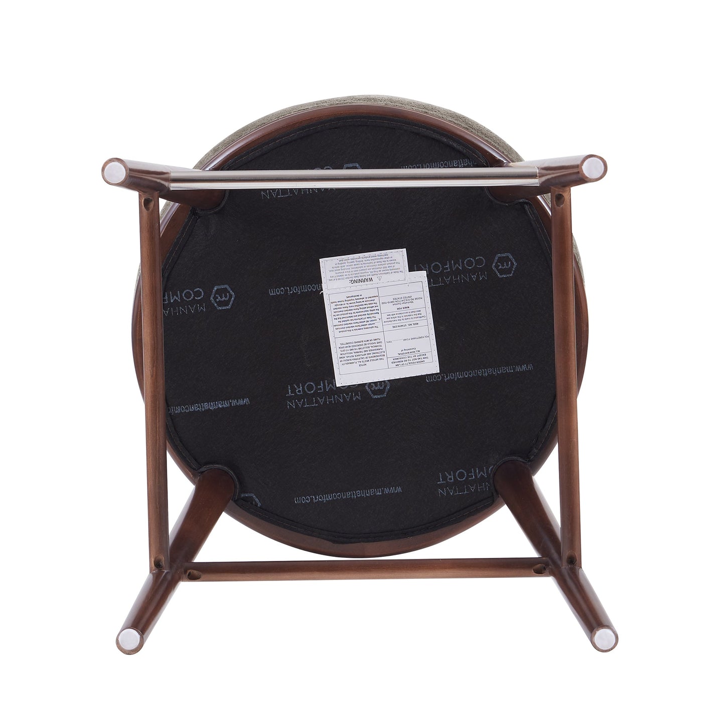 Manhattan Comfort Evalyn Barstool - Set of 2