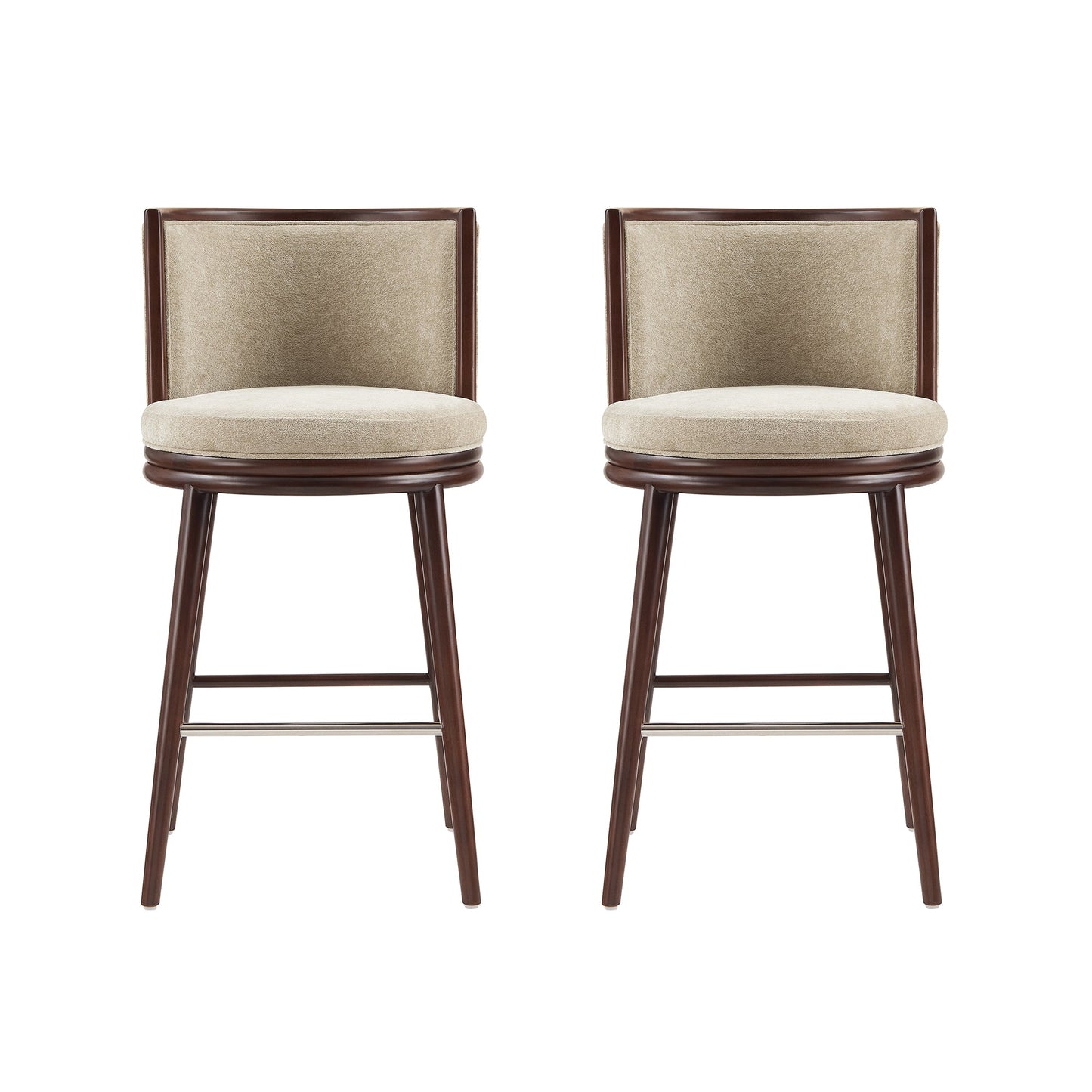 Manhattan Comfort Evalyn Barstool - Set of 2