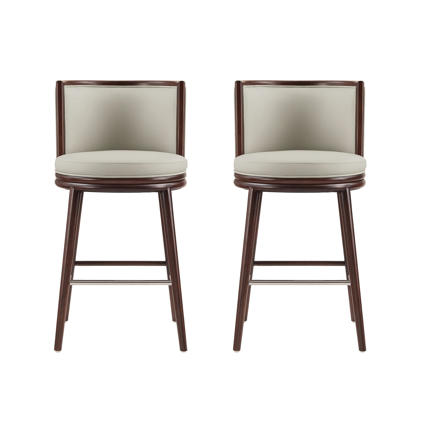 Manhattan Comfort Evalyn Barstool - Set of 2
