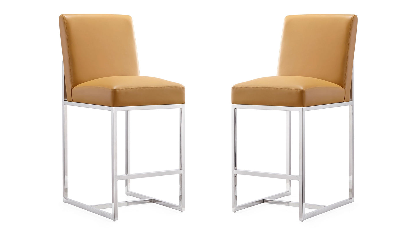 Manhattan Comfort Element Counter Stool - Set of 2