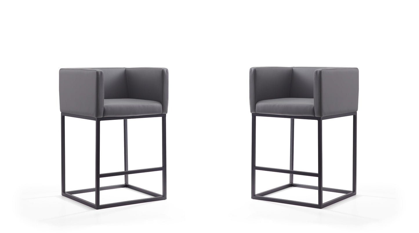 Manhattan Comfort Embassy Counter Stool - Set of 2