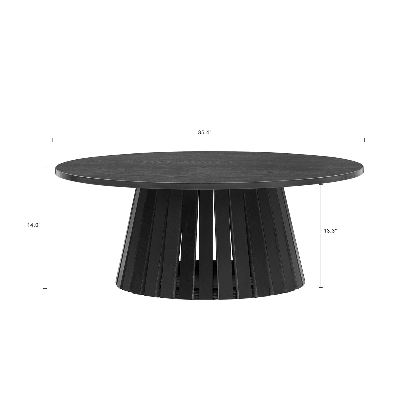Manhattan Comfort 2-Piece Layla Coffee and End Table