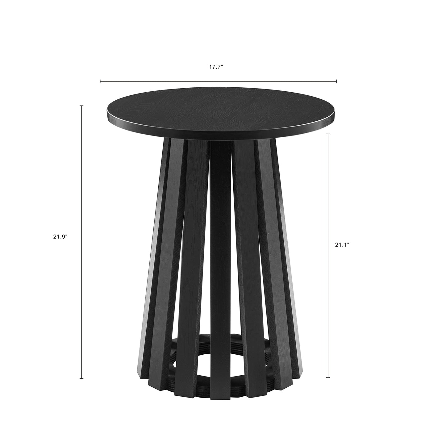 Manhattan Comfort 2-Piece Layla Coffee and End Table