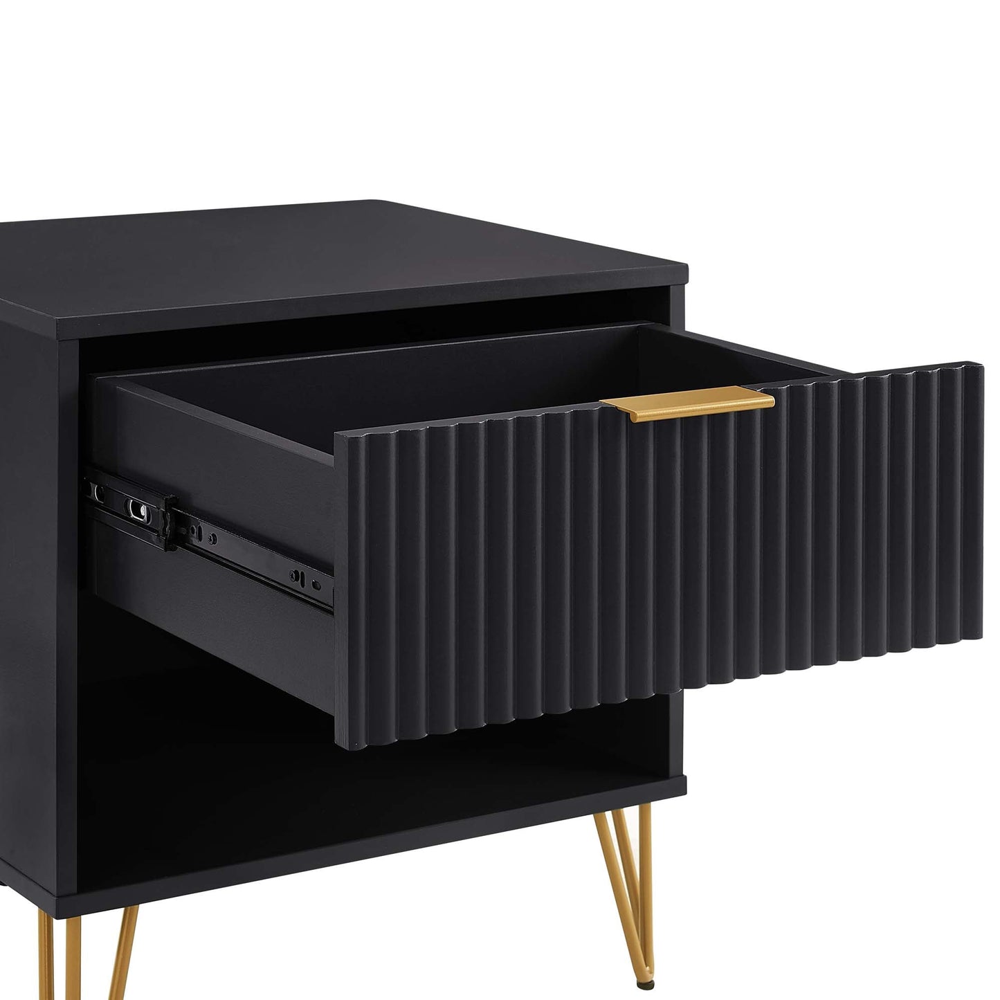 Manhattan Comfort 2-Piece DUMBO Nightstand and Dresser