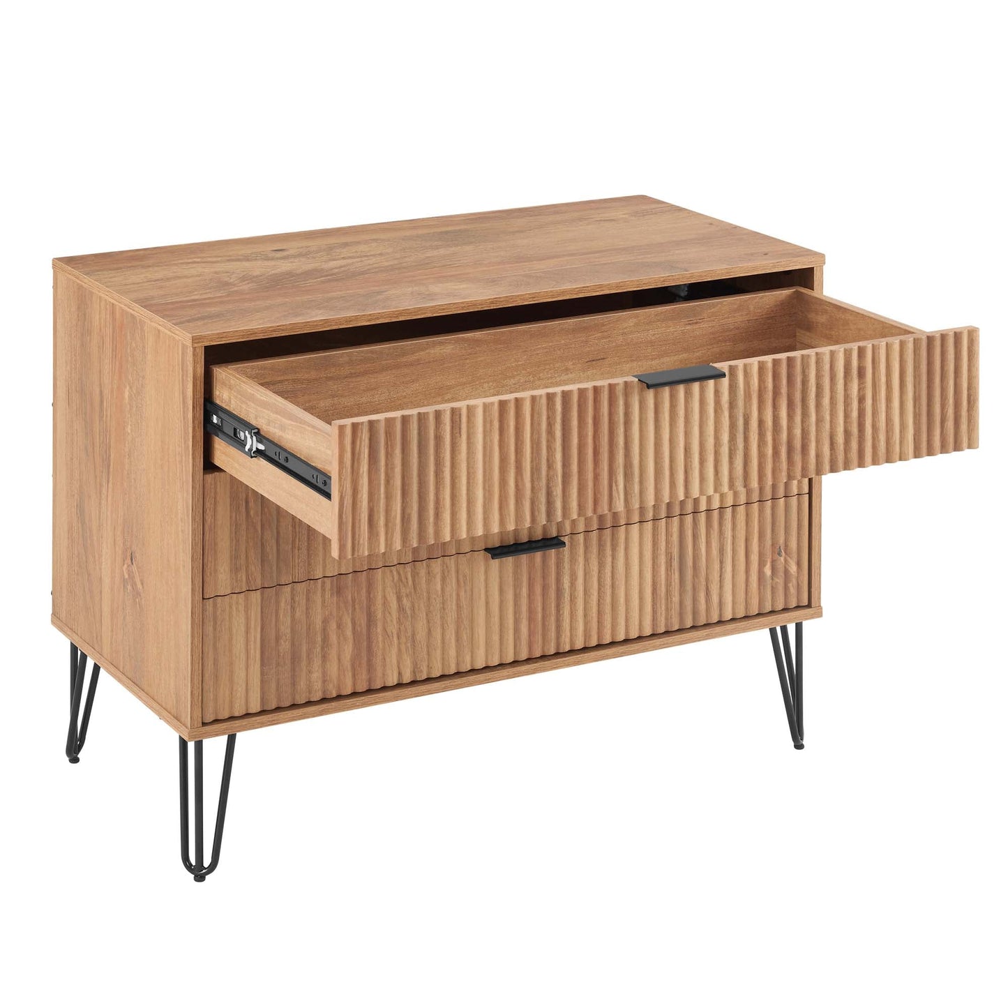 Manhattan Comfort 2-Piece DUMBO Nightstand and Dresser