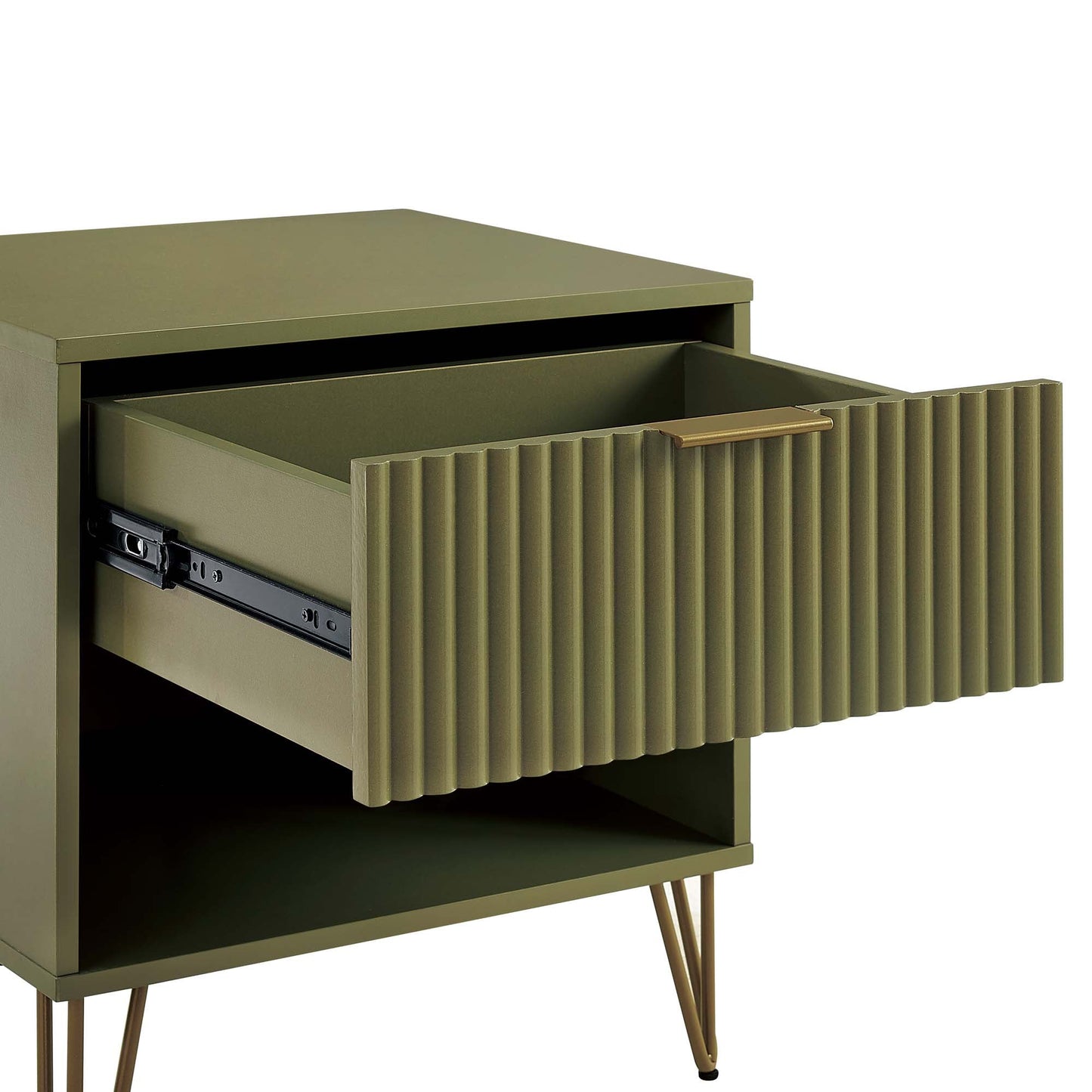 Manhattan Comfort 2-Piece DUMBO Nightstand and Dresser