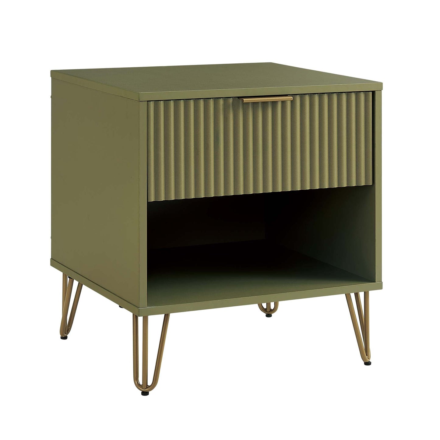 Manhattan Comfort 2-Piece DUMBO Nightstand and Dresser