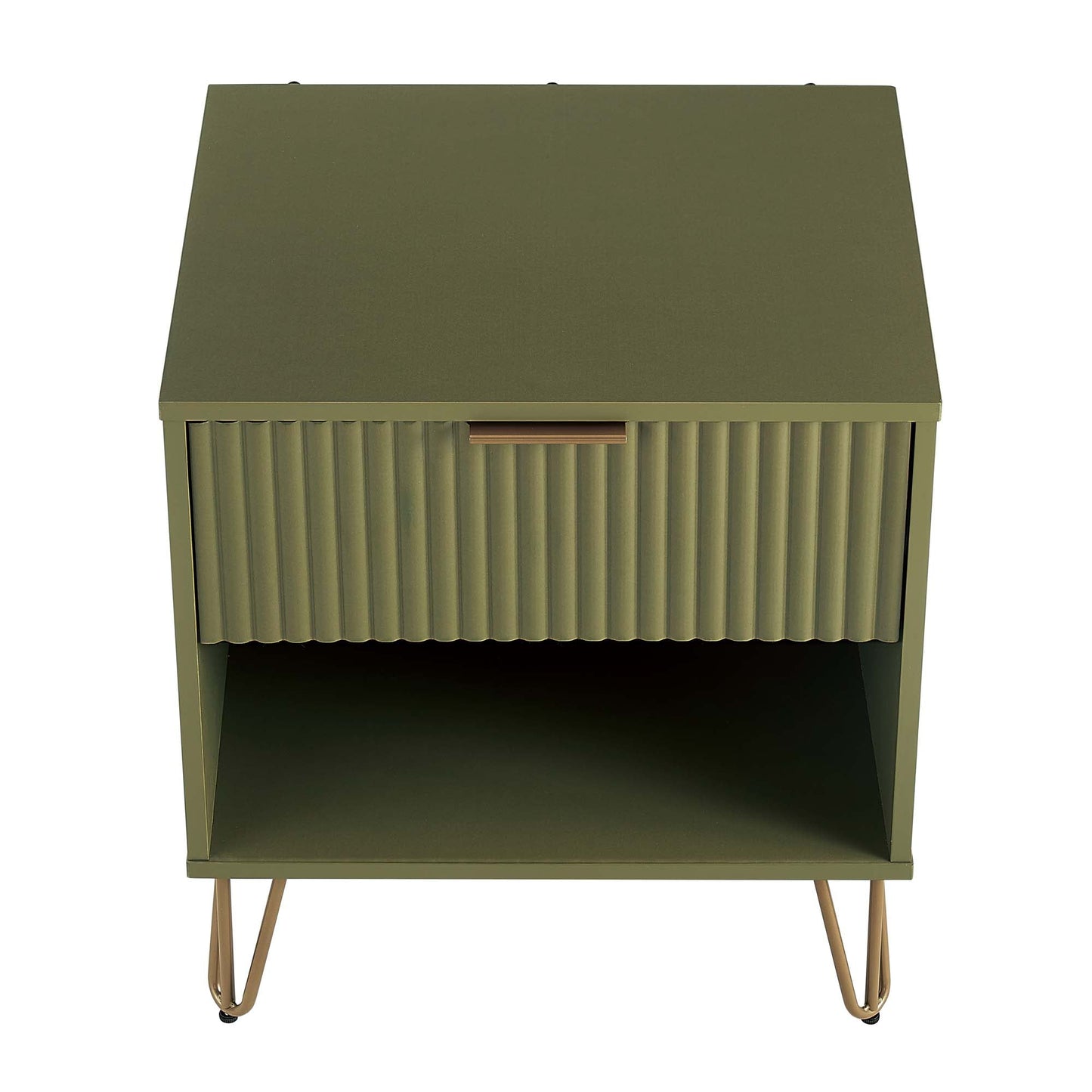 Manhattan Comfort 2-Piece DUMBO Nightstand and Dresser