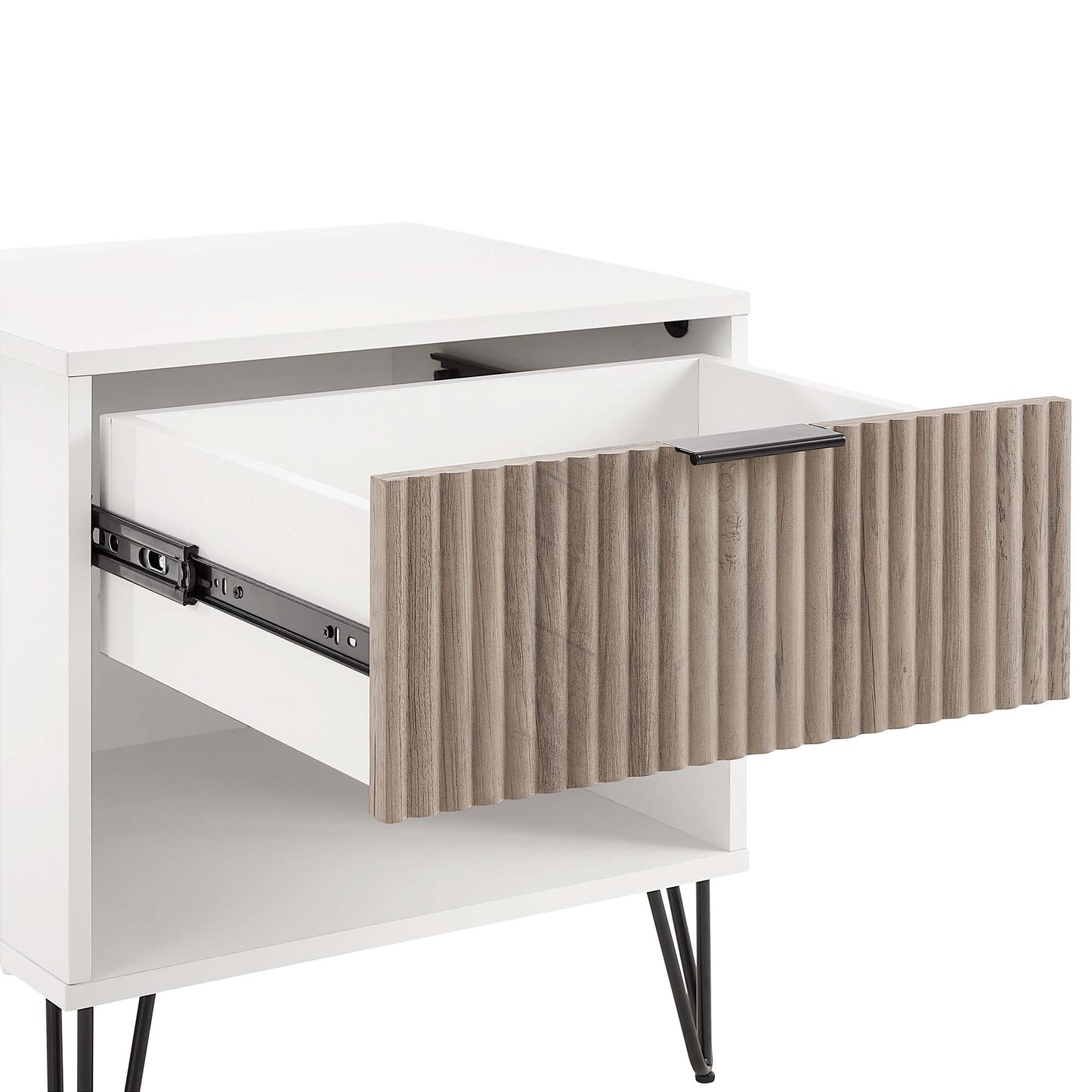 Manhattan Comfort 2-Piece DUMBO Nightstand and Dresser