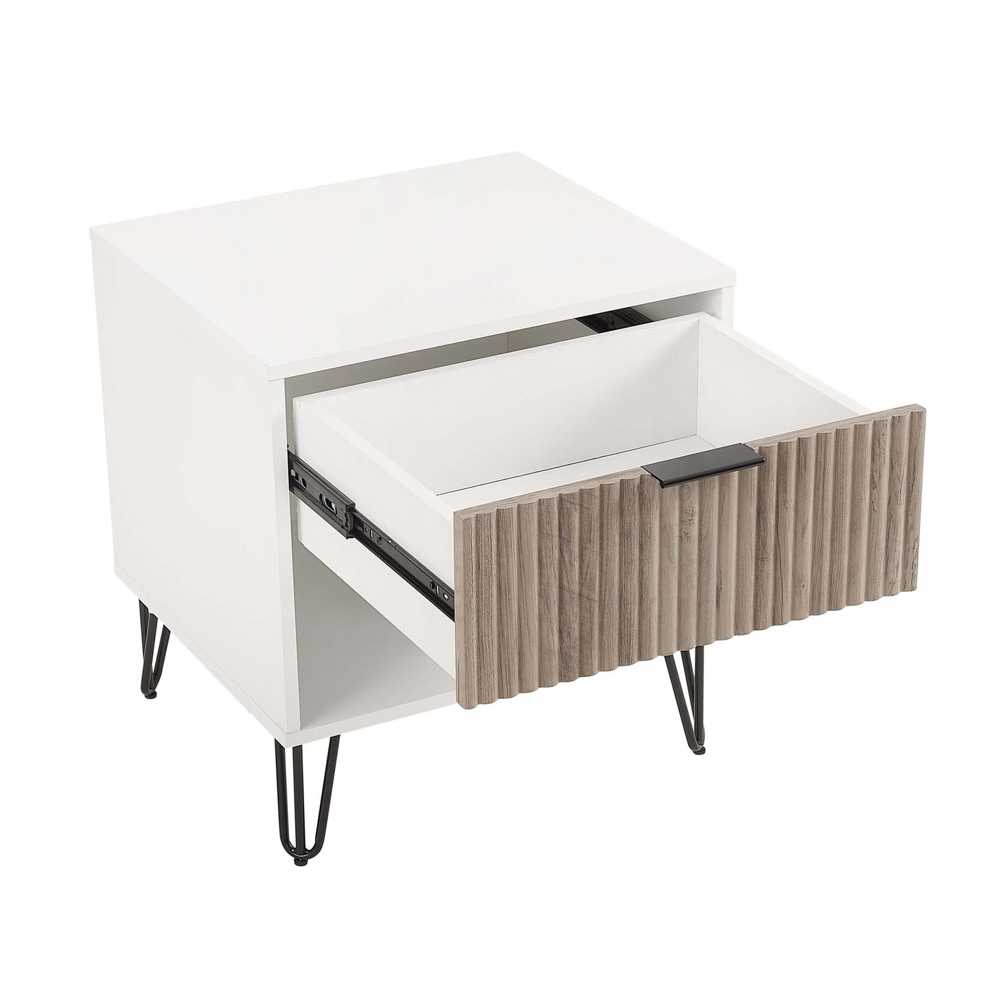 Manhattan Comfort 2-Piece DUMBO Nightstand and Dresser