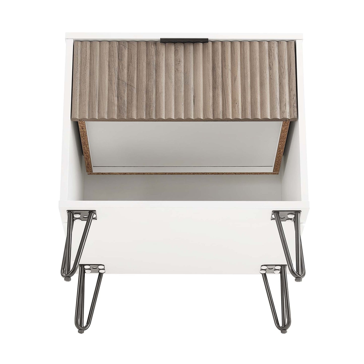 Manhattan Comfort 2-Piece DUMBO Nightstand and Dresser