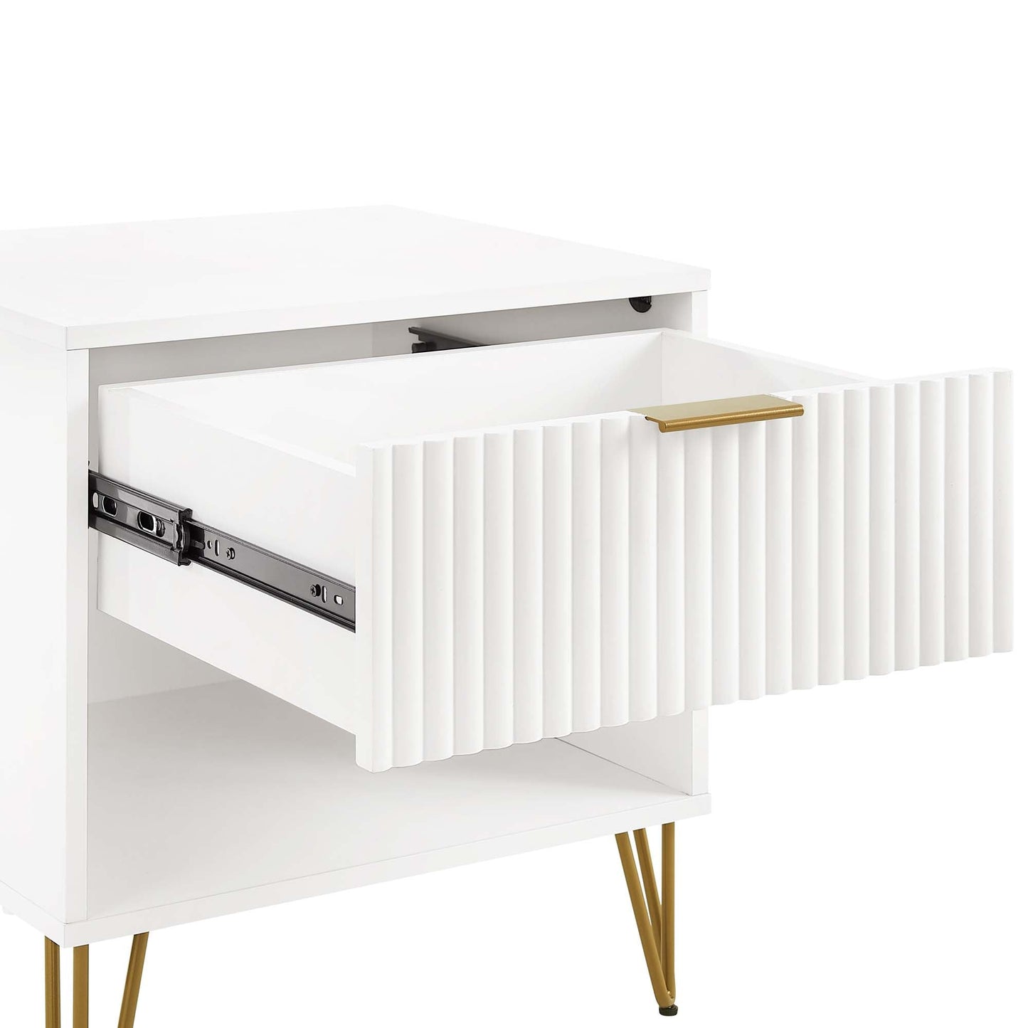 Manhattan Comfort 2-Piece DUMBO Nightstand and Dresser