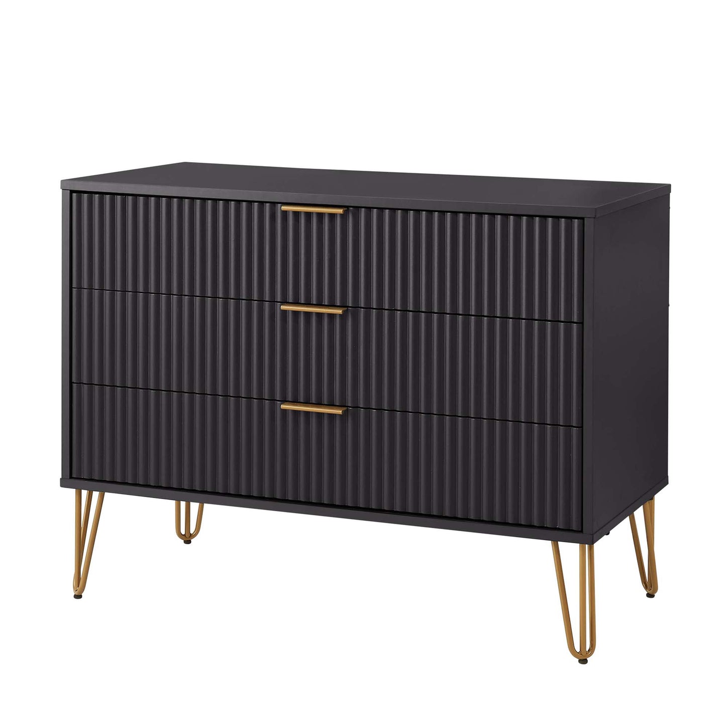 Manhattan Comfort 2-Piece DUMBO Nightstand and Dresser