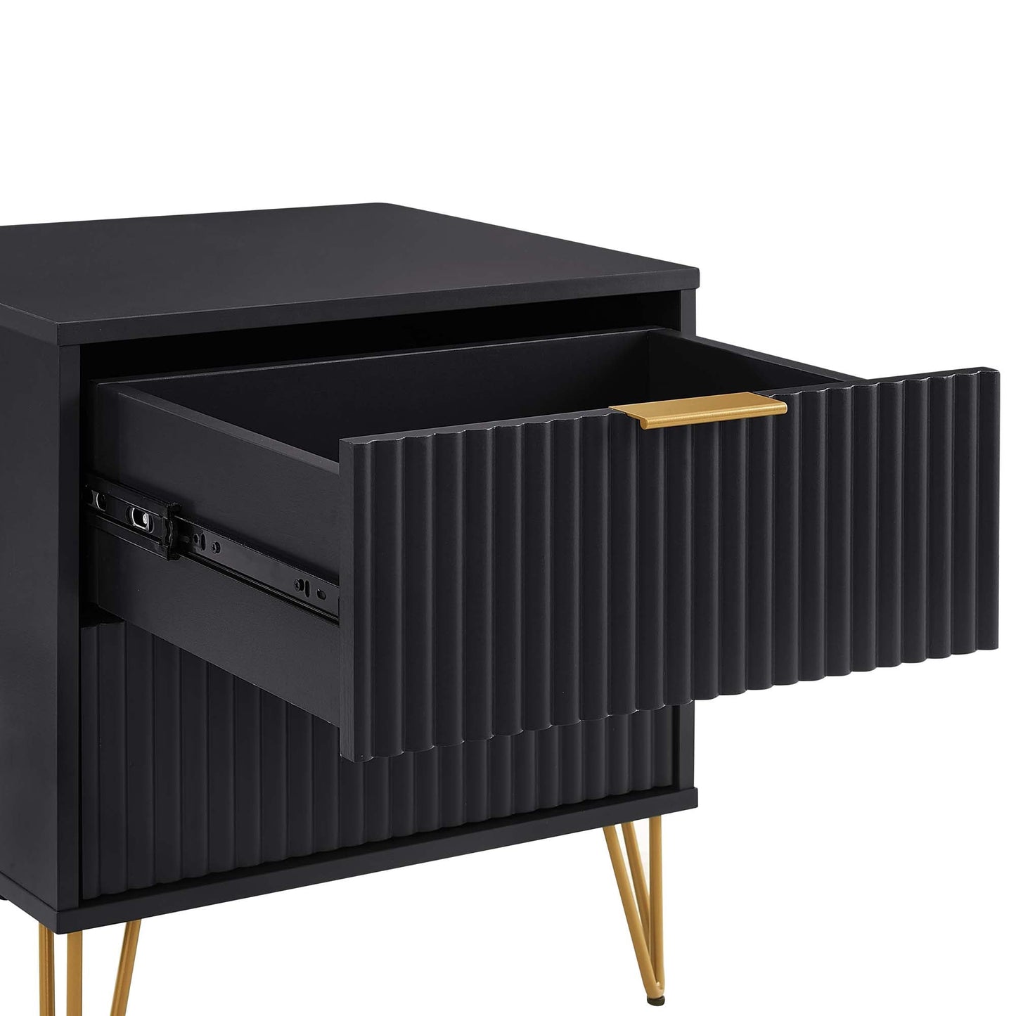 Manhattan Comfort 2-Piece DUMBO Nightstand and Dresser