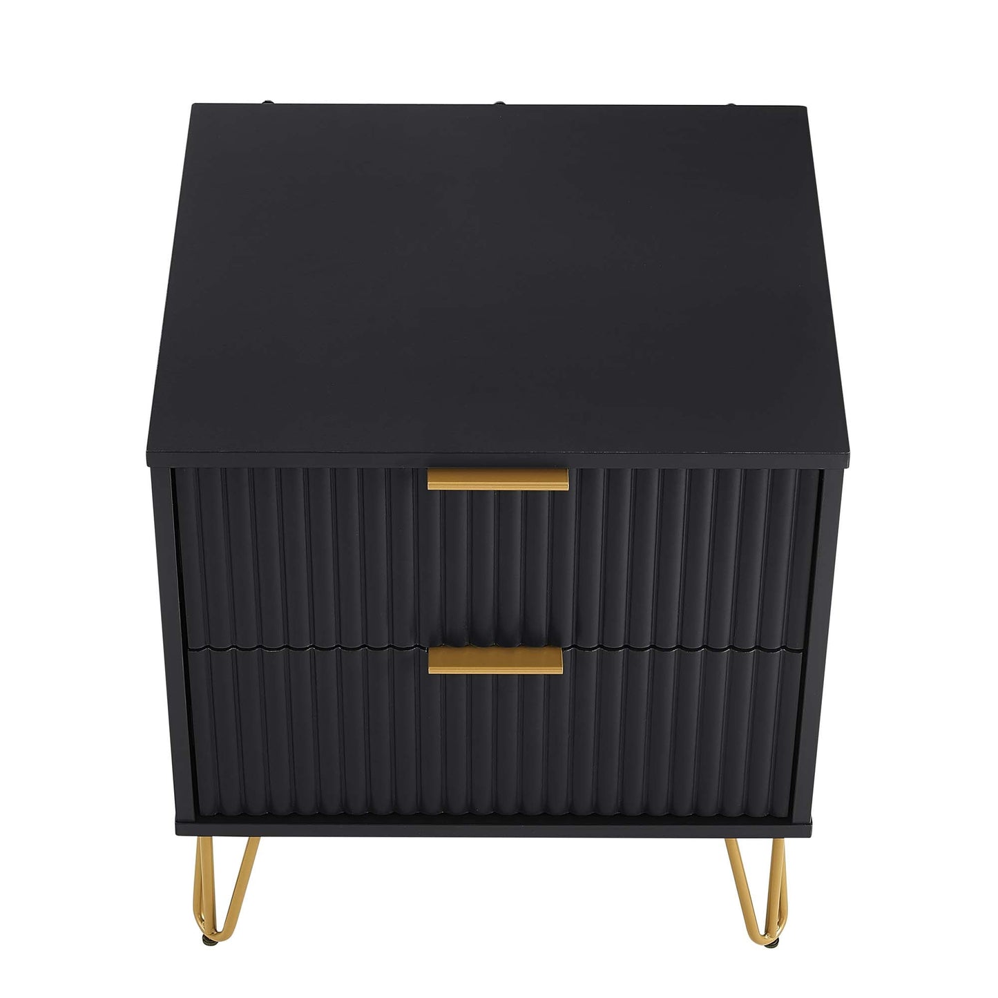 Manhattan Comfort 2-Piece DUMBO Nightstand and Dresser