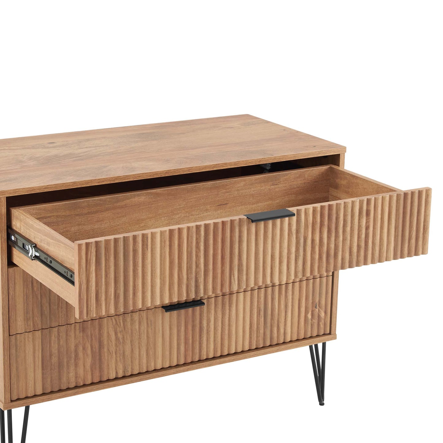 Manhattan Comfort 2-Piece DUMBO Nightstand and Dresser