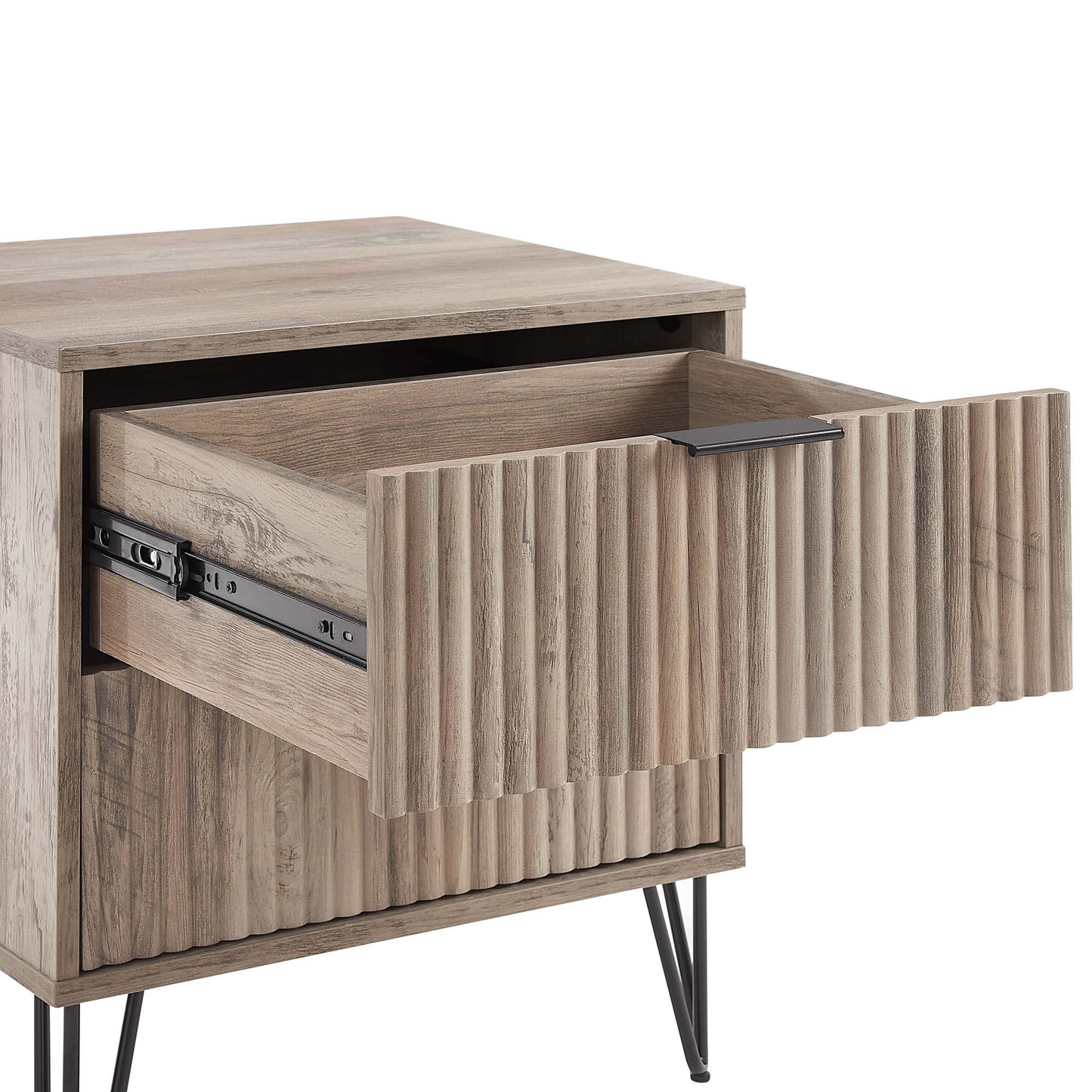 Manhattan Comfort 2-Piece DUMBO Nightstand and Dresser