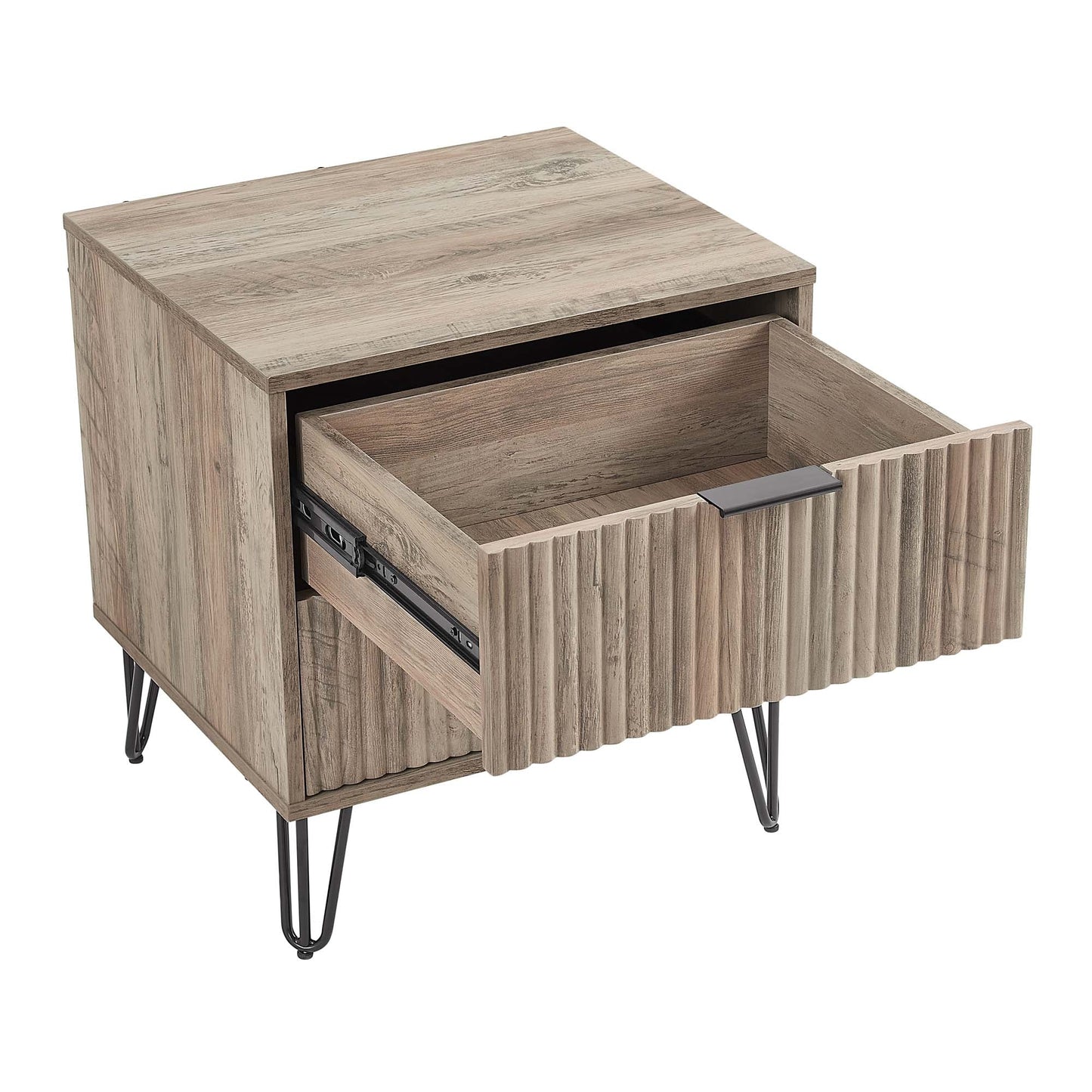Manhattan Comfort 2-Piece DUMBO Nightstand and Dresser