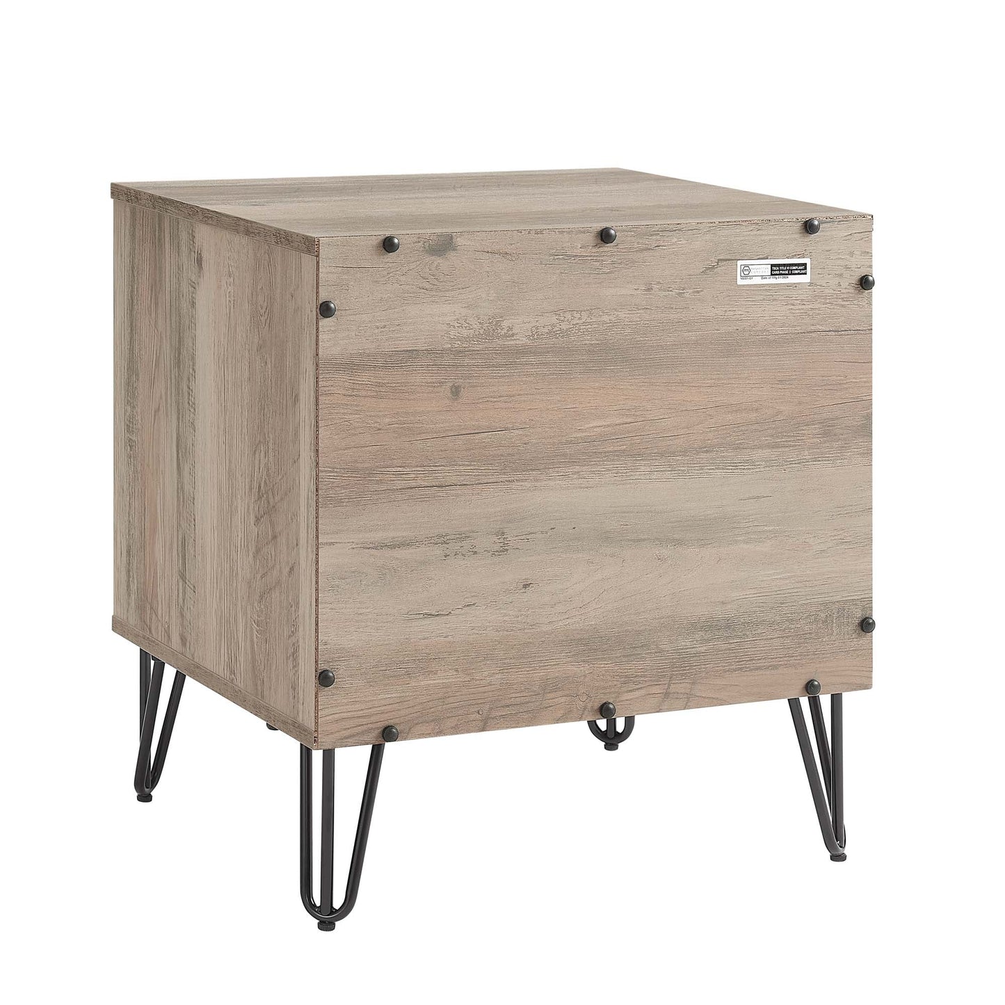 Manhattan Comfort 2-Piece DUMBO Nightstand and Dresser