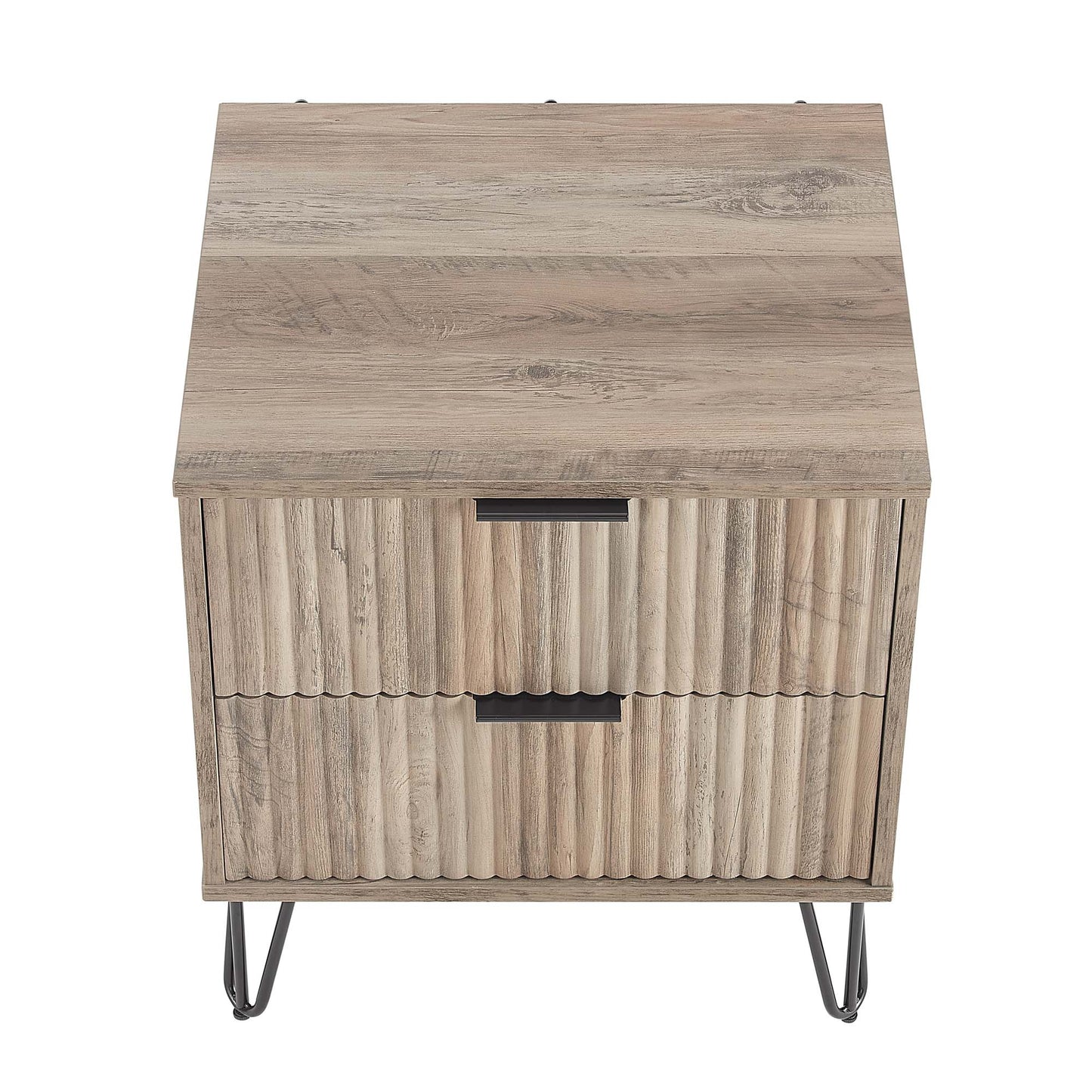 Manhattan Comfort 2-Piece DUMBO Nightstand and Dresser