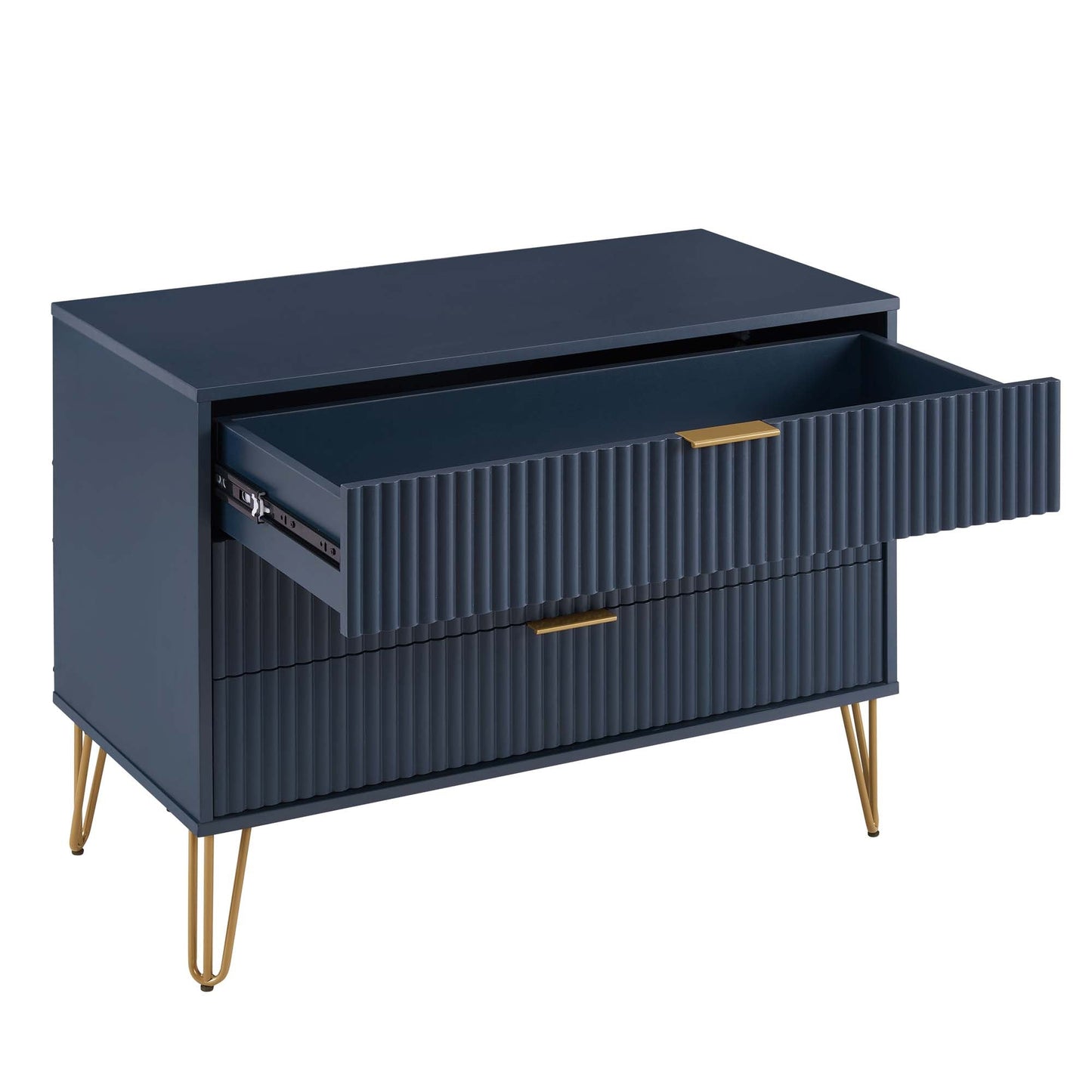 Manhattan Comfort 2-Piece DUMBO Nightstand and Dresser