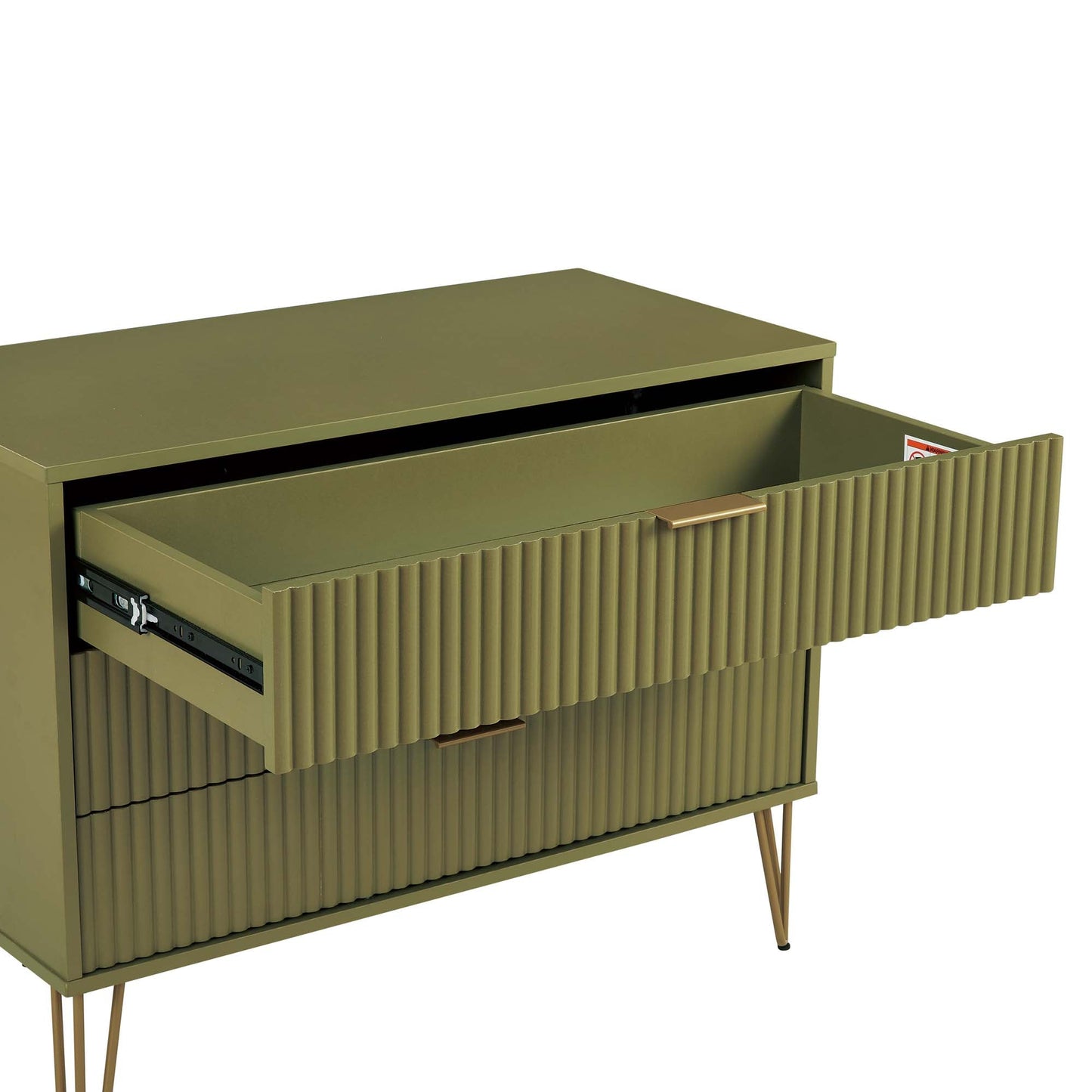 Manhattan Comfort 2-Piece DUMBO Nightstand and Dresser