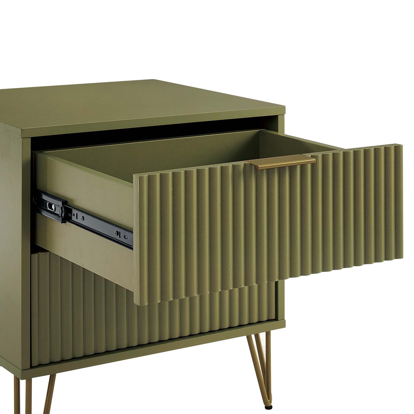 Manhattan Comfort 2-Piece DUMBO Nightstand and Dresser
