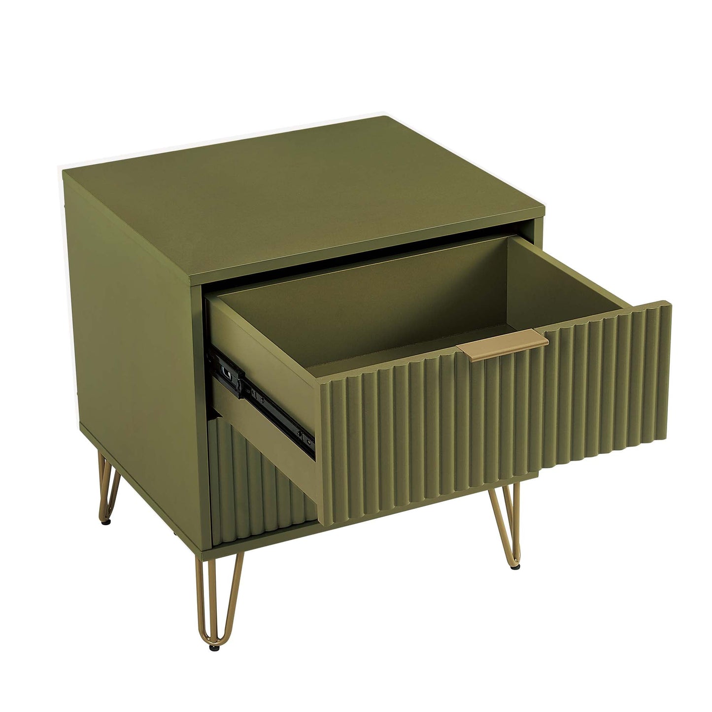 Manhattan Comfort 2-Piece DUMBO Nightstand and Dresser