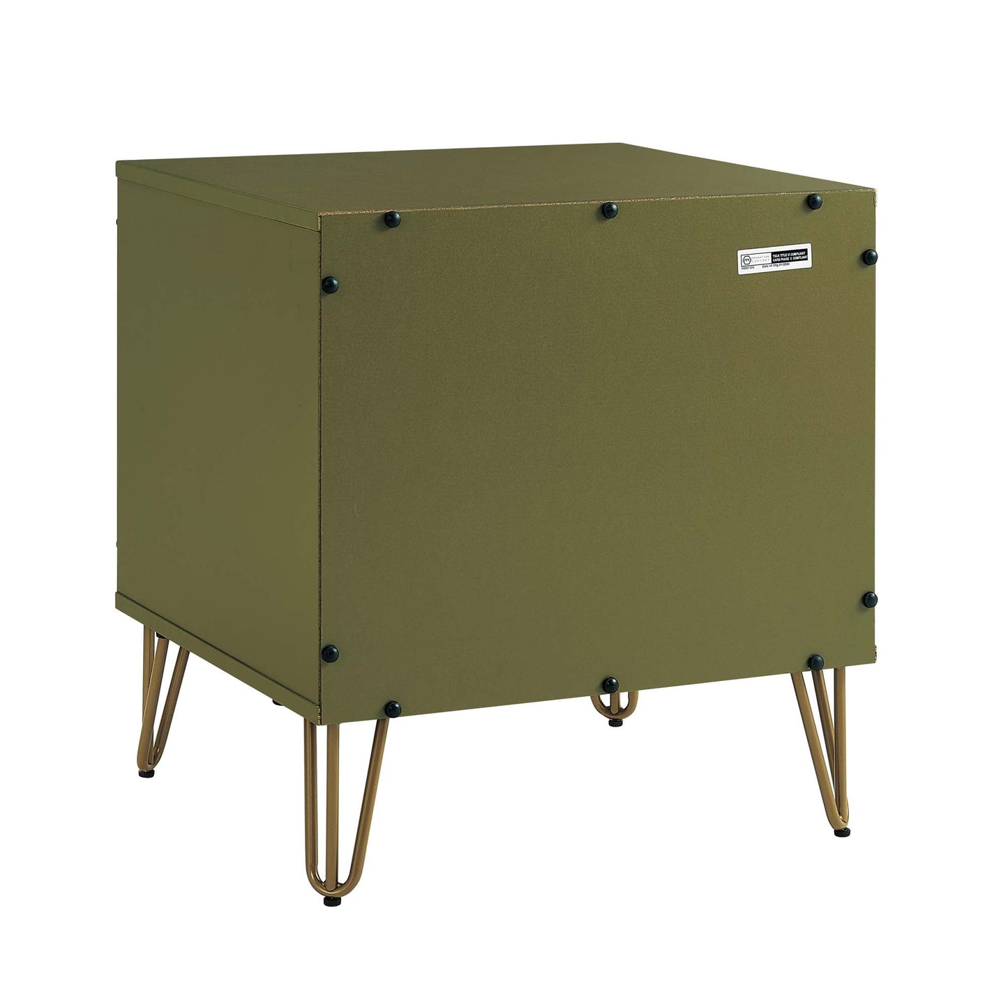 Manhattan Comfort 2-Piece DUMBO Nightstand and Dresser