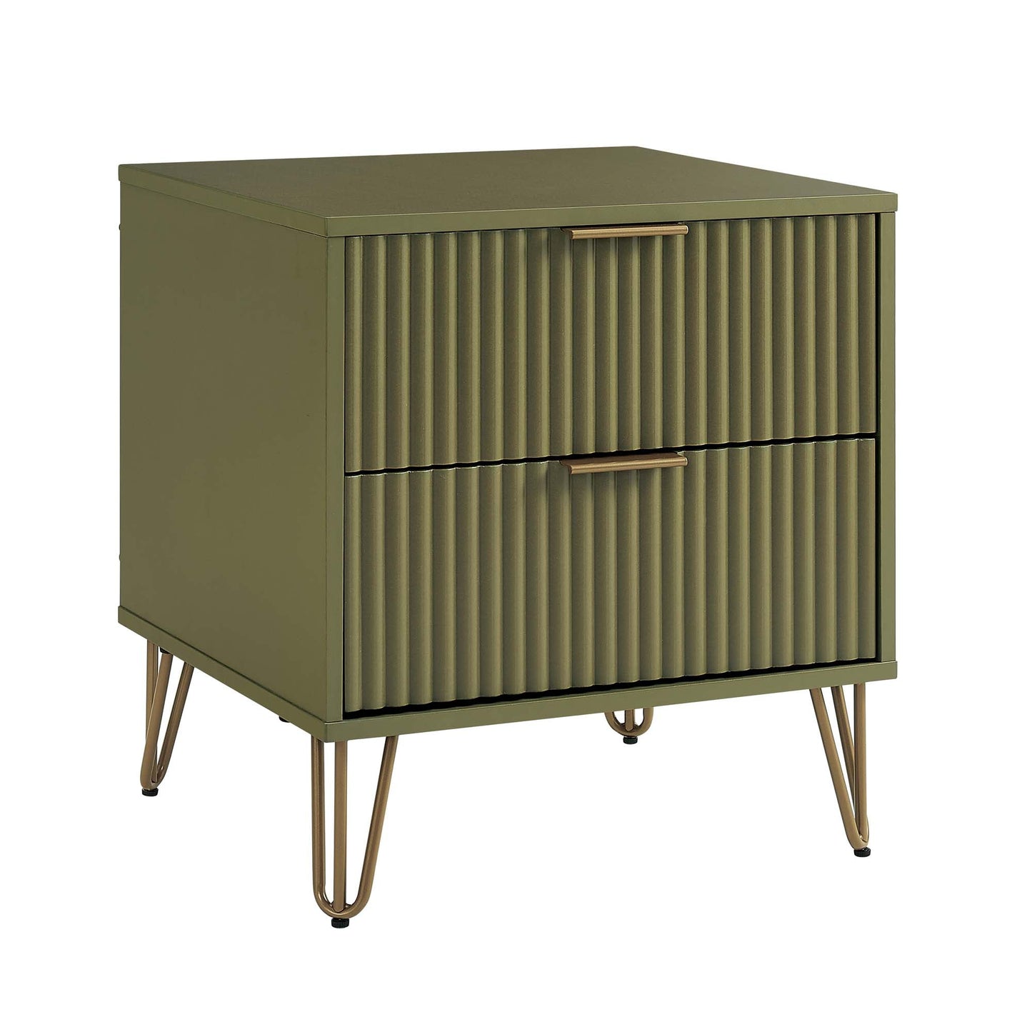 Manhattan Comfort 2-Piece DUMBO Nightstand and Dresser