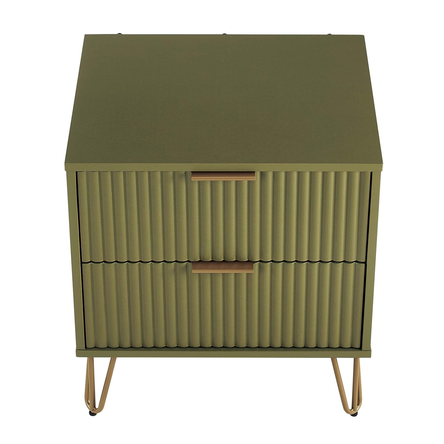 Manhattan Comfort 2-Piece DUMBO Nightstand and Dresser