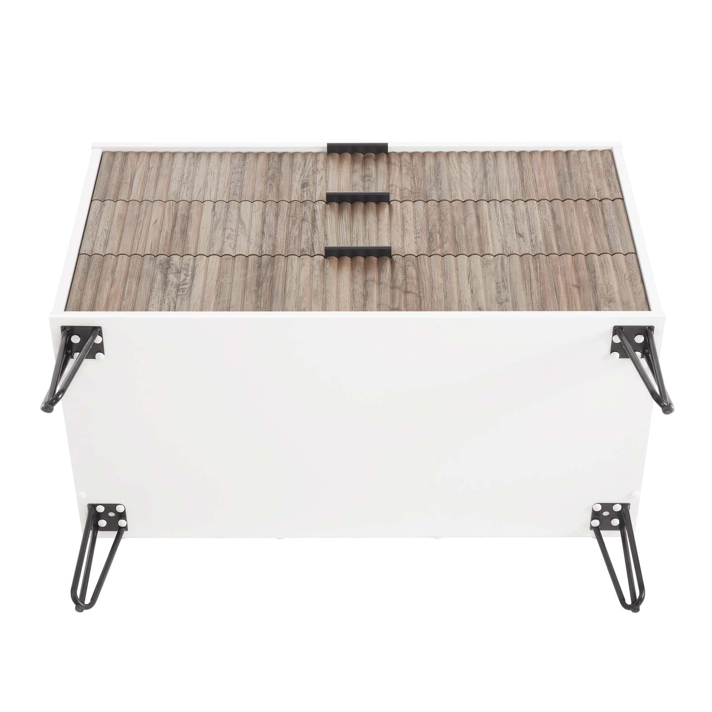 Manhattan Comfort 2-Piece DUMBO Nightstand and Dresser