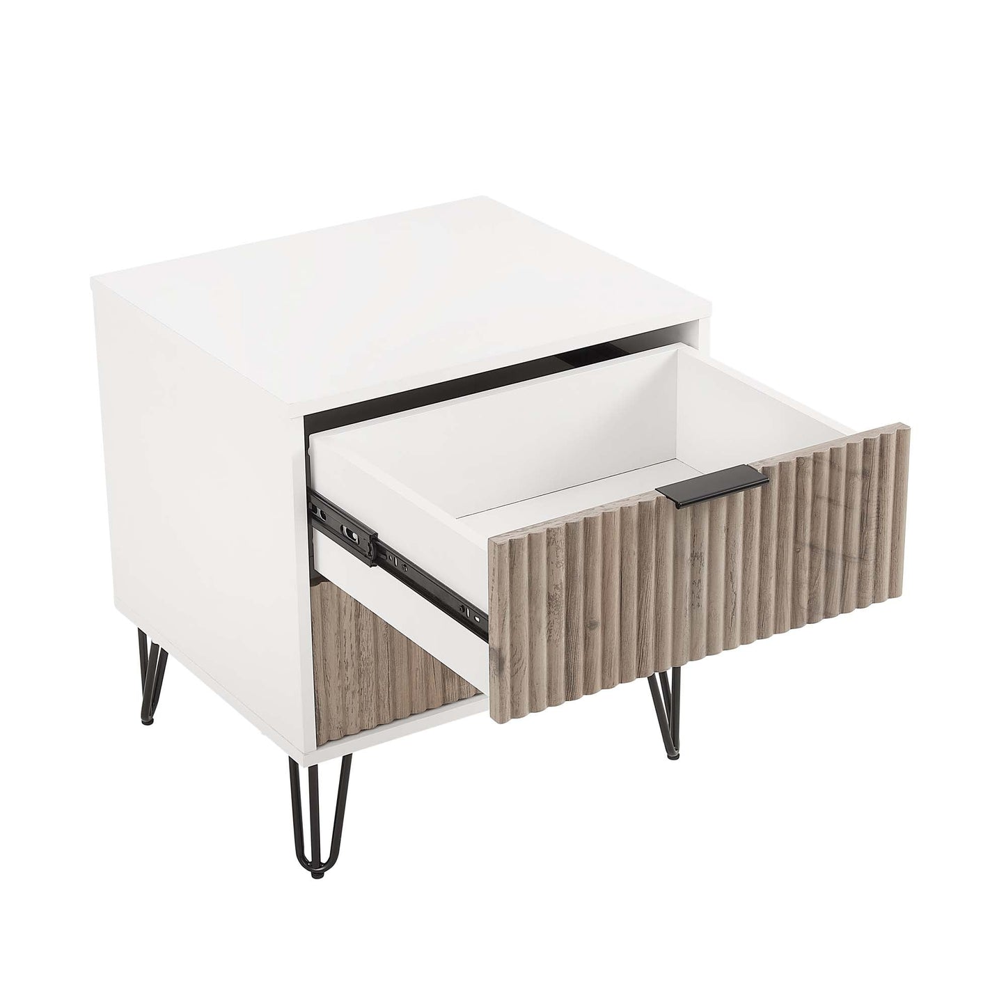 Manhattan Comfort 2-Piece DUMBO Nightstand and Dresser