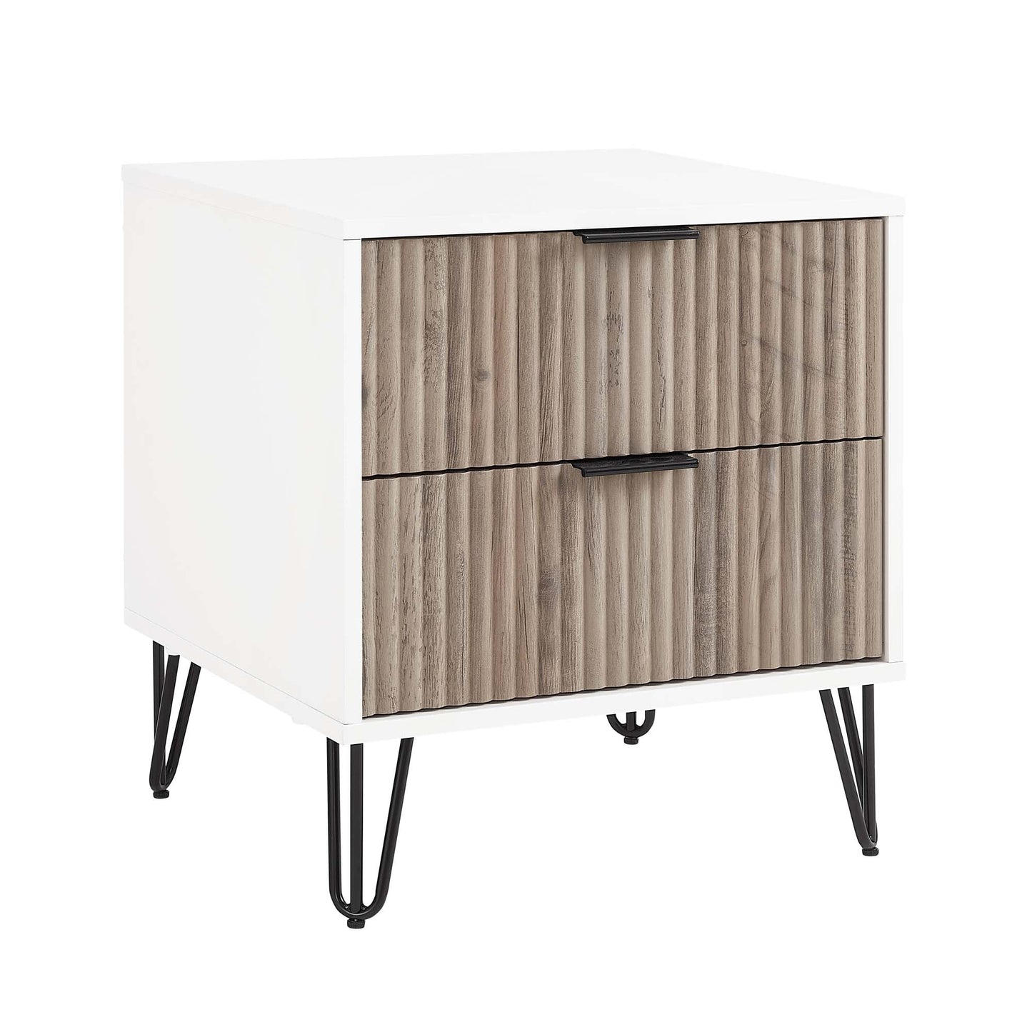 Manhattan Comfort 2-Piece DUMBO Nightstand and Dresser
