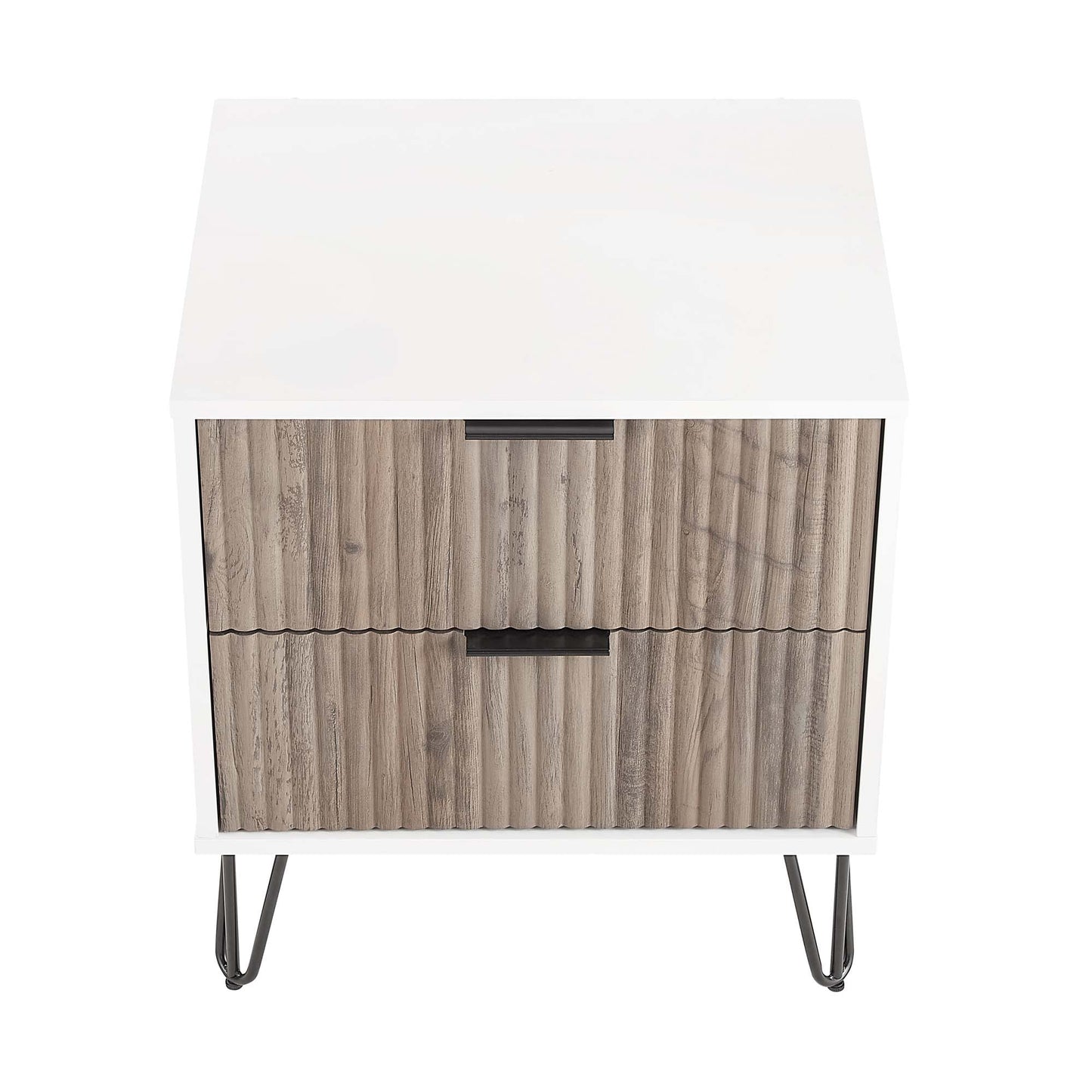 Manhattan Comfort 2-Piece DUMBO Nightstand and Dresser