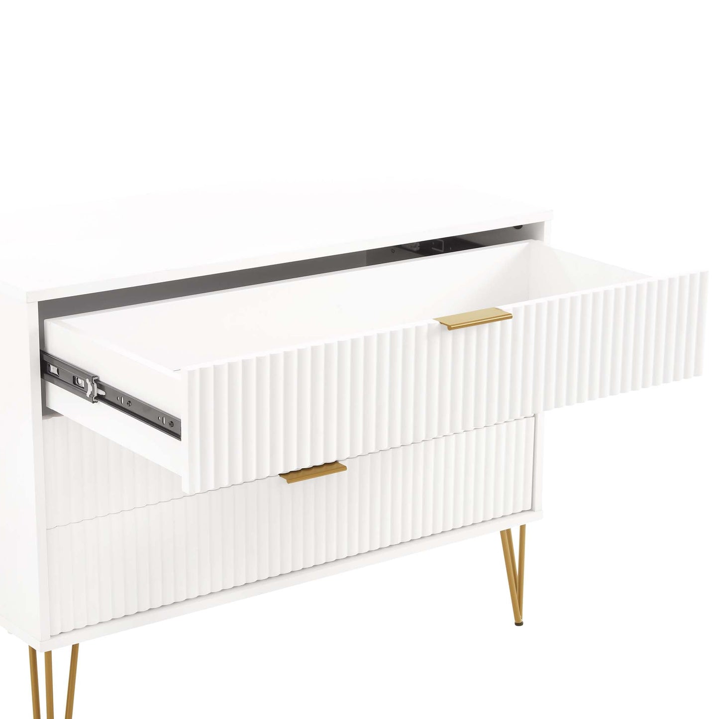 Manhattan Comfort 2-Piece DUMBO Nightstand and Dresser
