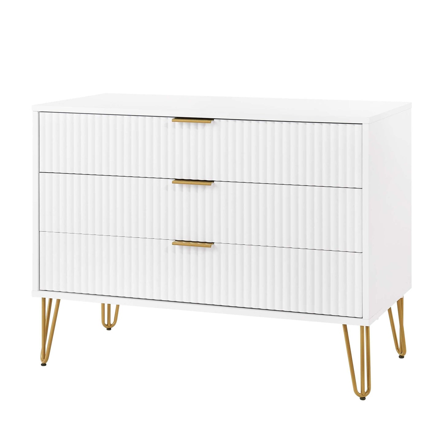 Manhattan Comfort 2-Piece DUMBO Nightstand and Dresser