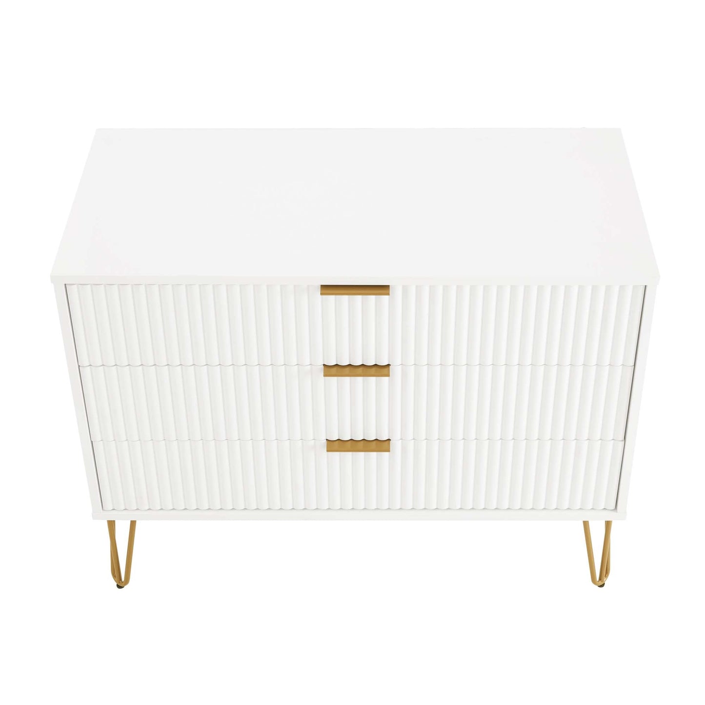 Manhattan Comfort 2-Piece DUMBO Nightstand and Dresser